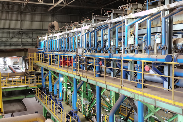 电磁直喷废钢烘烤系统