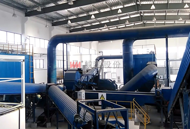 构筑垃圾处置出产线-平湖处置工程现场